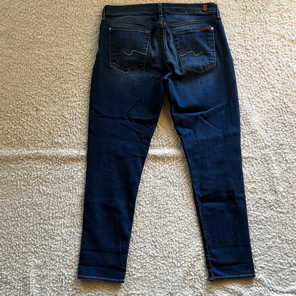 7 for all Mankind Josefina skinny boyfriend jeans; size 28; great condition! - Picture 7 of 10